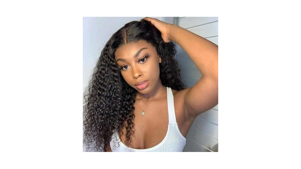Worldnewhair Curly Wig Human Hair 26 Inch 13x4 Lace Front