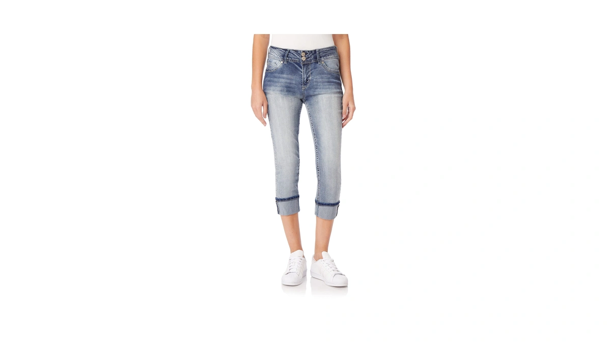 Wallflower Luscious Curvy 23.5β Mid-rise Cropped Jeans For Women, Insta