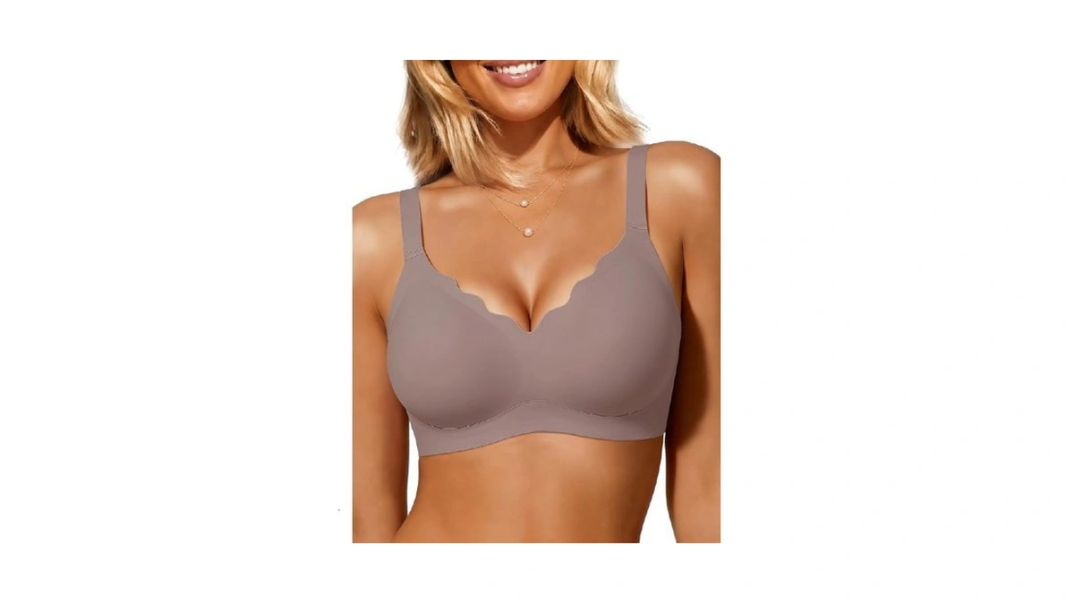Cocomarts Jelly Bras For Women No Underwire Seamless Push Up