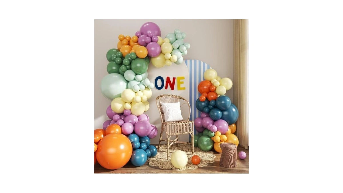 Rainbow Balloon Arch Kit 135pcs Pastel Balloon Arch Kit Include