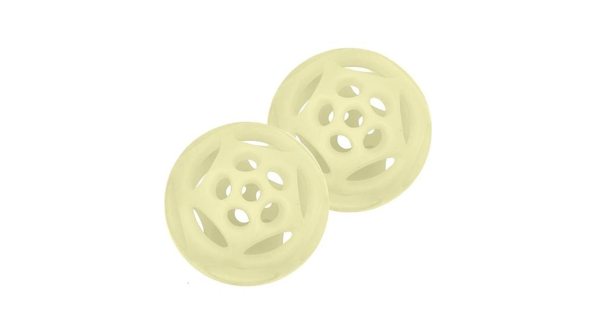 Chew King By Mammoth Glow-in-the-dark Dog Fetch Balls (2-pack), Lattice