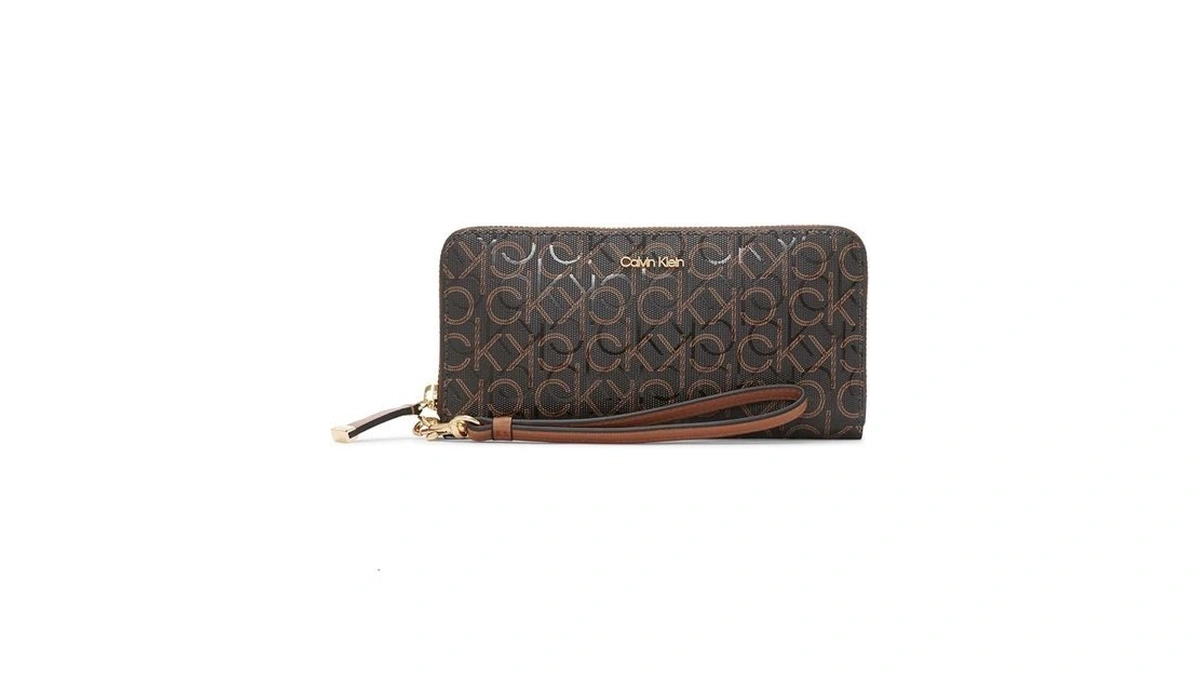 Calvin Klein Key Item Saffiano Continental Zip Around Wallet With