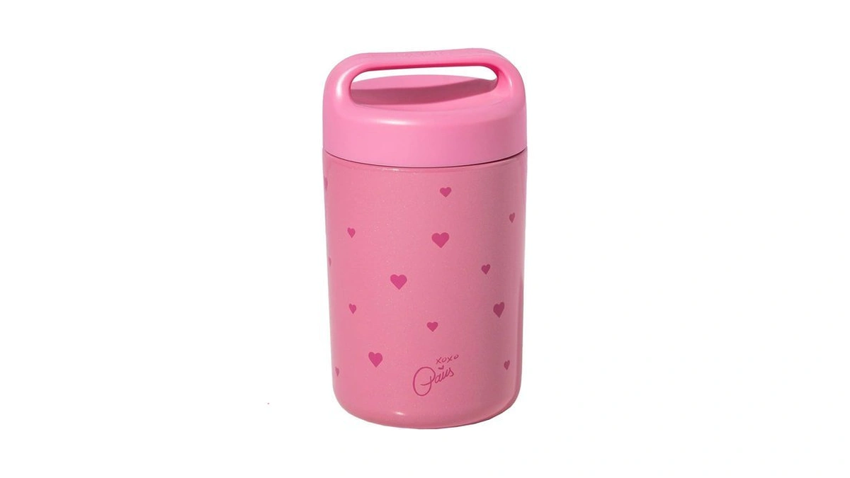 Paris Hilton Stainless Steel Food Jar, Double Wall Vacuum Sealed