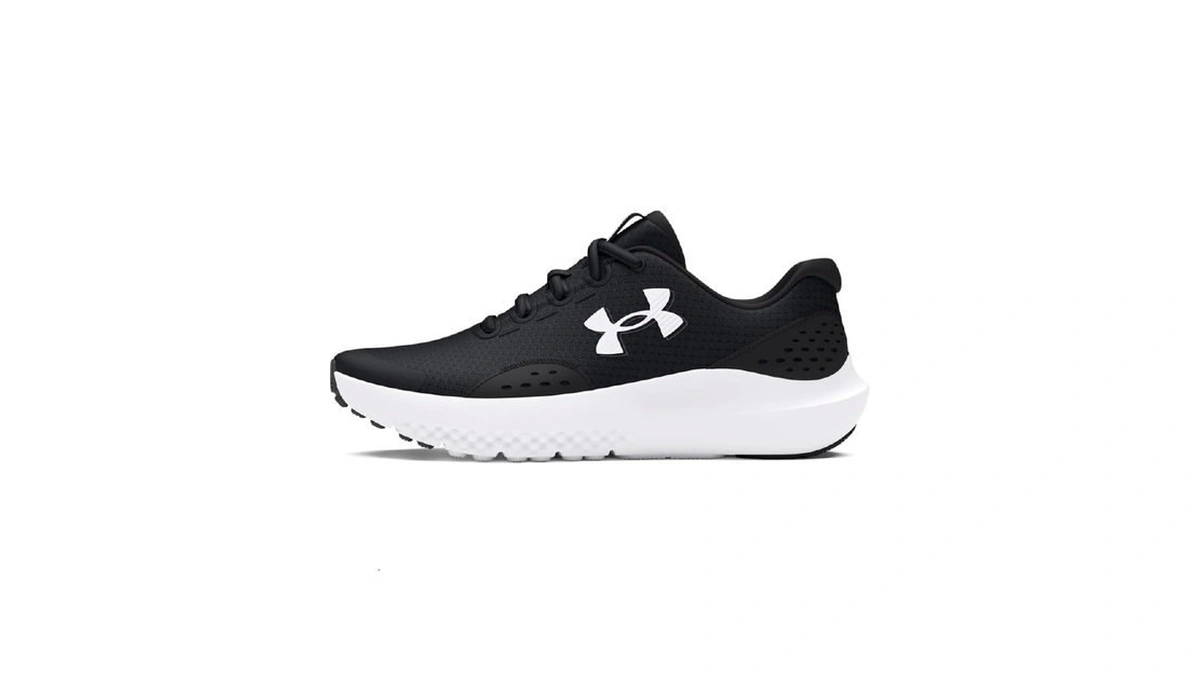 Under Armour Boys' Grade School Surge 4, (001) Black/anthracite/white, 4.5,