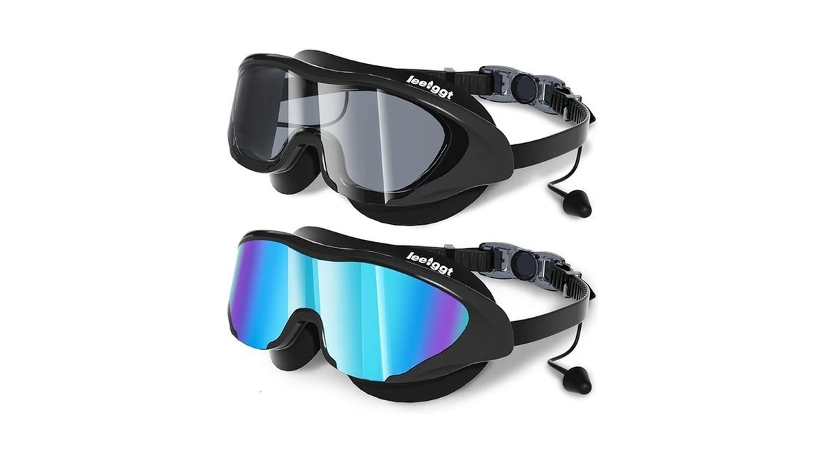 Leeiggt Swim Goggles For Kids 8-14, Youth Beginner Swimming Goggles