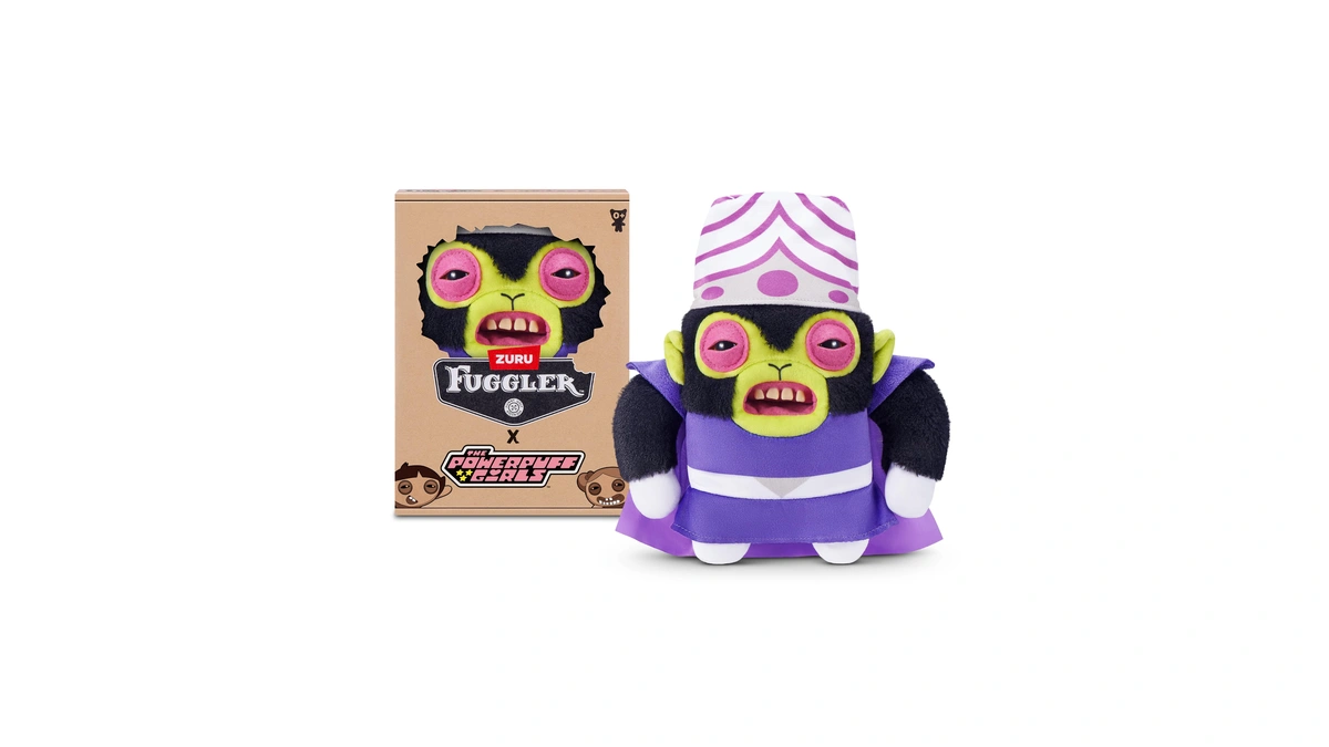 Fuggler Powerpuff Girls 9-inch Plush Toy (mojo Jojo) By Zuru