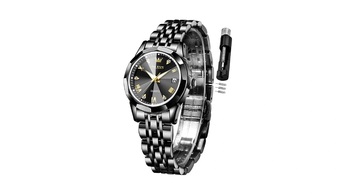 Olevs Womens Watch Fashion Dress Diamond Female Watches For Ladies