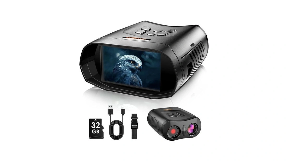 Noxowl Night Vision Goggles, True 4k Night Vision Binoculars, Equipped
