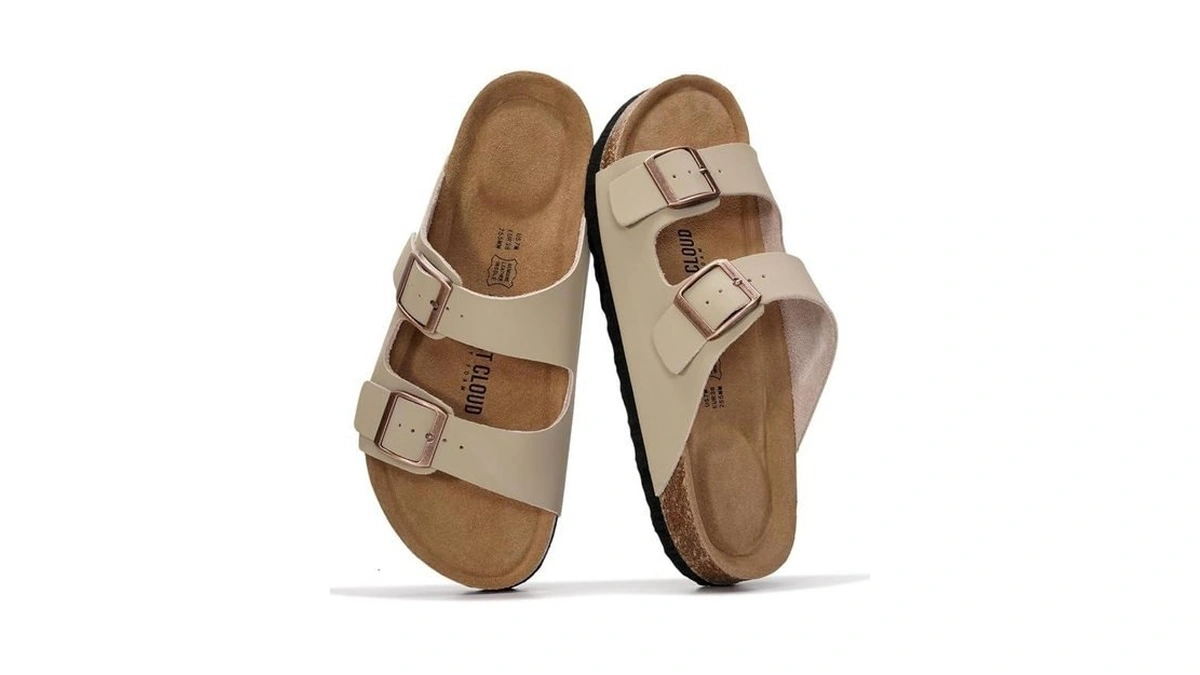 Project Cloud 100% Genuine Leather Flat Sandals For Women 2026