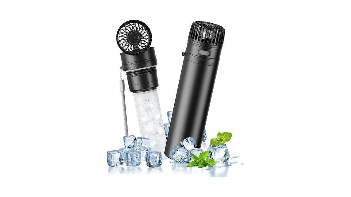 Duomiy 2-in-1 Handheld Fan & Portable Ice Therapy Cup, 7000