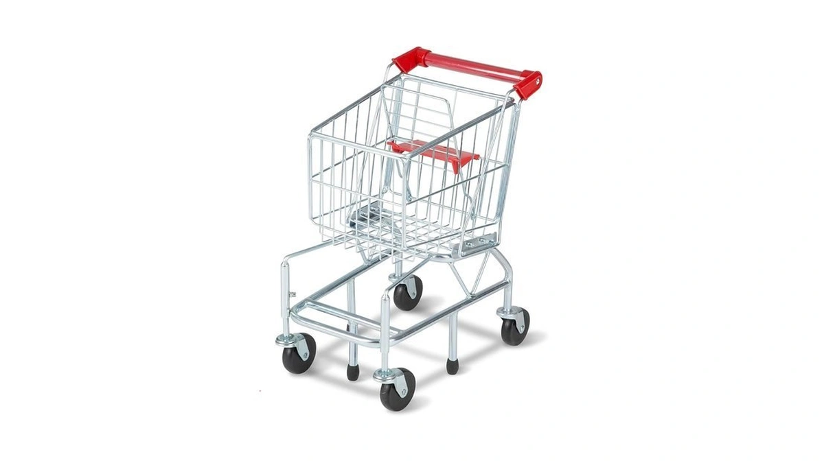 Melissa & Doug Toy Shopping Cart, Grocery Store Pretend Play