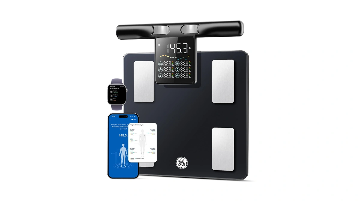 Ge Smart Scale For Body Weight: 8-electrode Full Body Composition