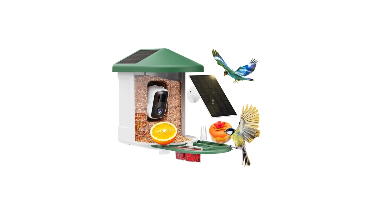 Harymor Smart Bird Feeder With Camera - Ai Identify Birds