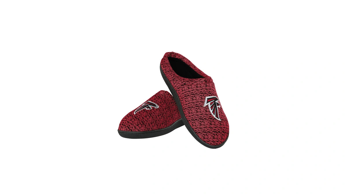 Foco Nfl Atlanta Falcons Men's Poly Knit Cup Sole Slipper,