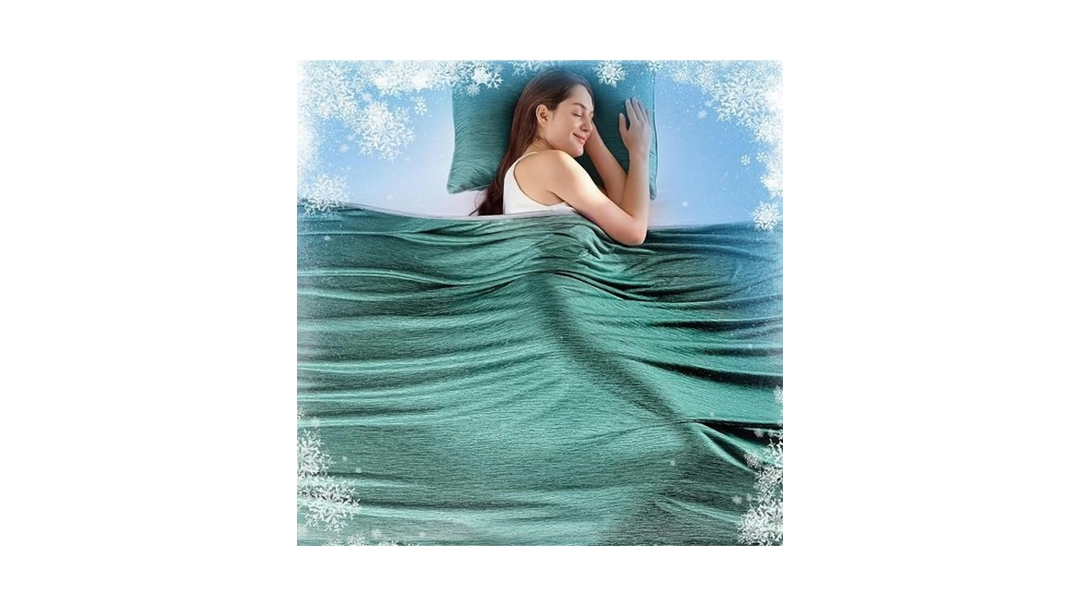 Kmuset Cooling Blanket Twin (60"x80"), Double Sided Summer Cooling Blankets