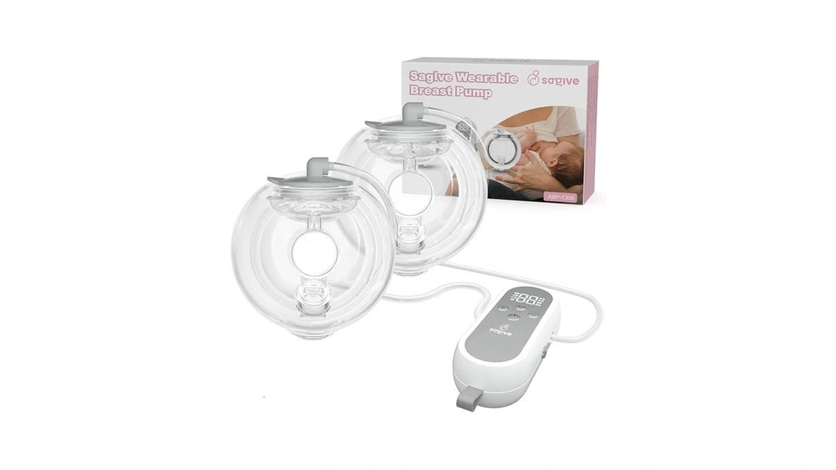 Saglve Wearable Breast Pump Abp-1308 | Spa-level Comfort 3 Modes
