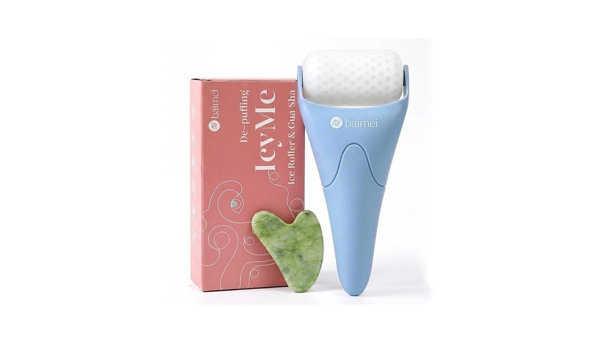 Baimei Icyme Ice Roller For Face And Gua Sha Facial