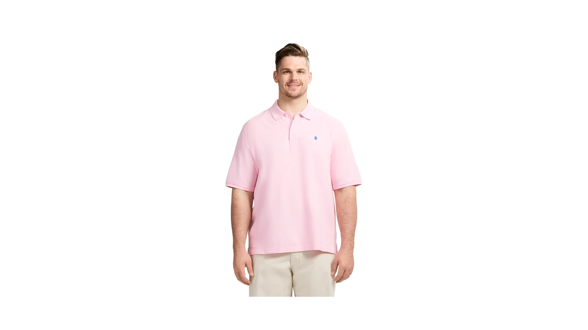 Izod Men's Big And Tall Advantage Performance Short Sleeve Polo