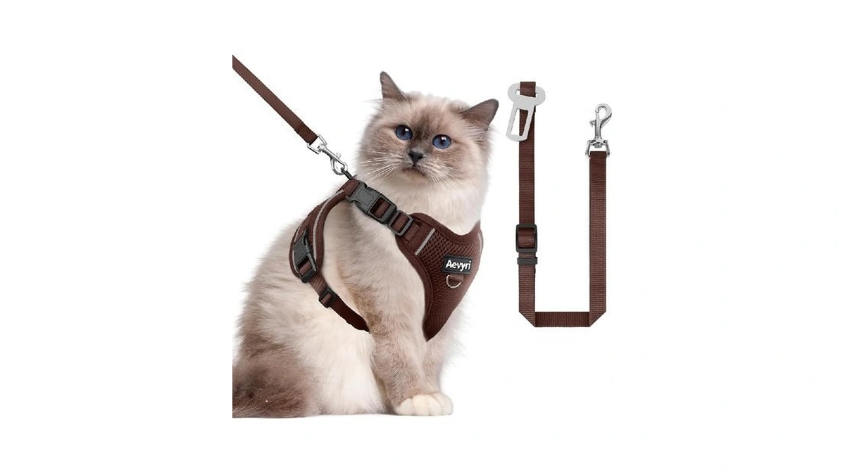 Cat Harness And Leash Set - Escape Proof Adjustable Cat