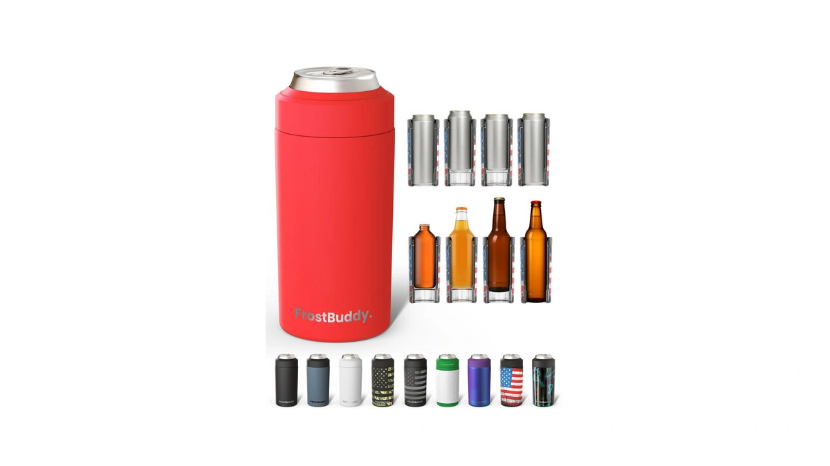Frost Buddy Universal Can Cooler - Fits Slim Cans, 12