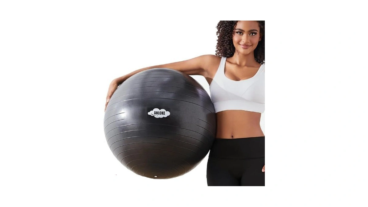 Yoga Ball For Exercise Fitness & Balance, Anti-burst Stability Ball