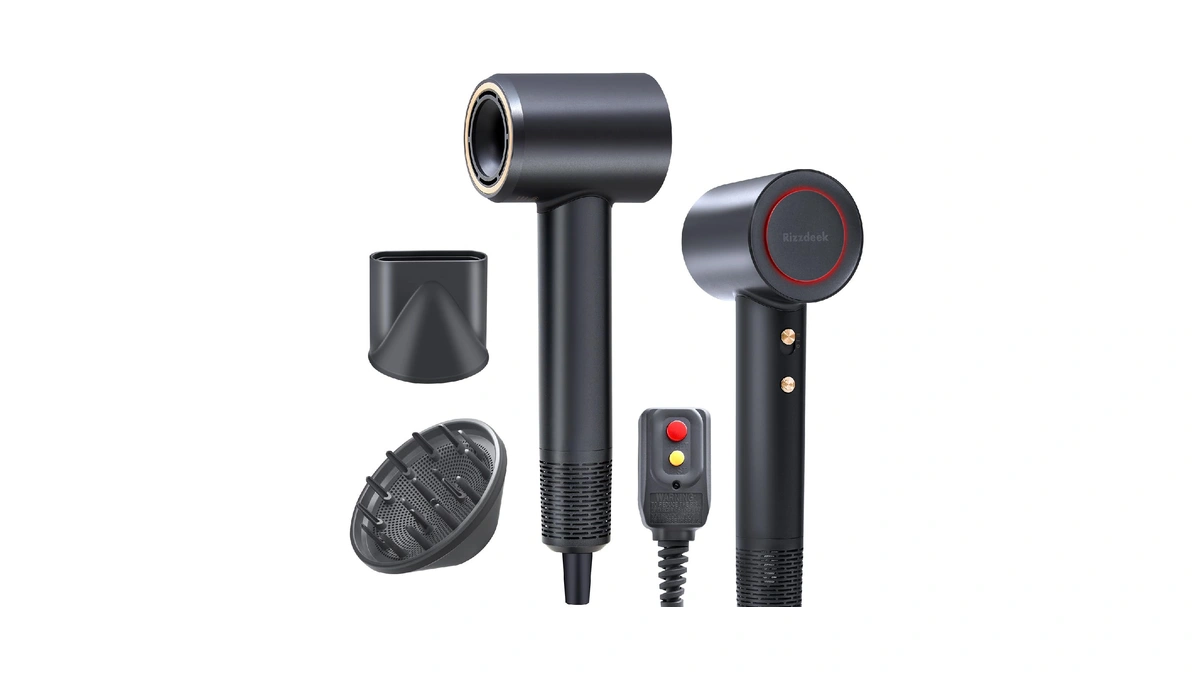 Hair Dryer, 180000rpm Professional Ionic High Speed Blow Dryer With
