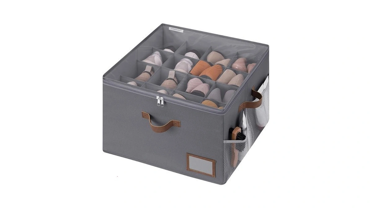 Storageworks Fabric Shoe Storage Organizer For Closet, Up To 16