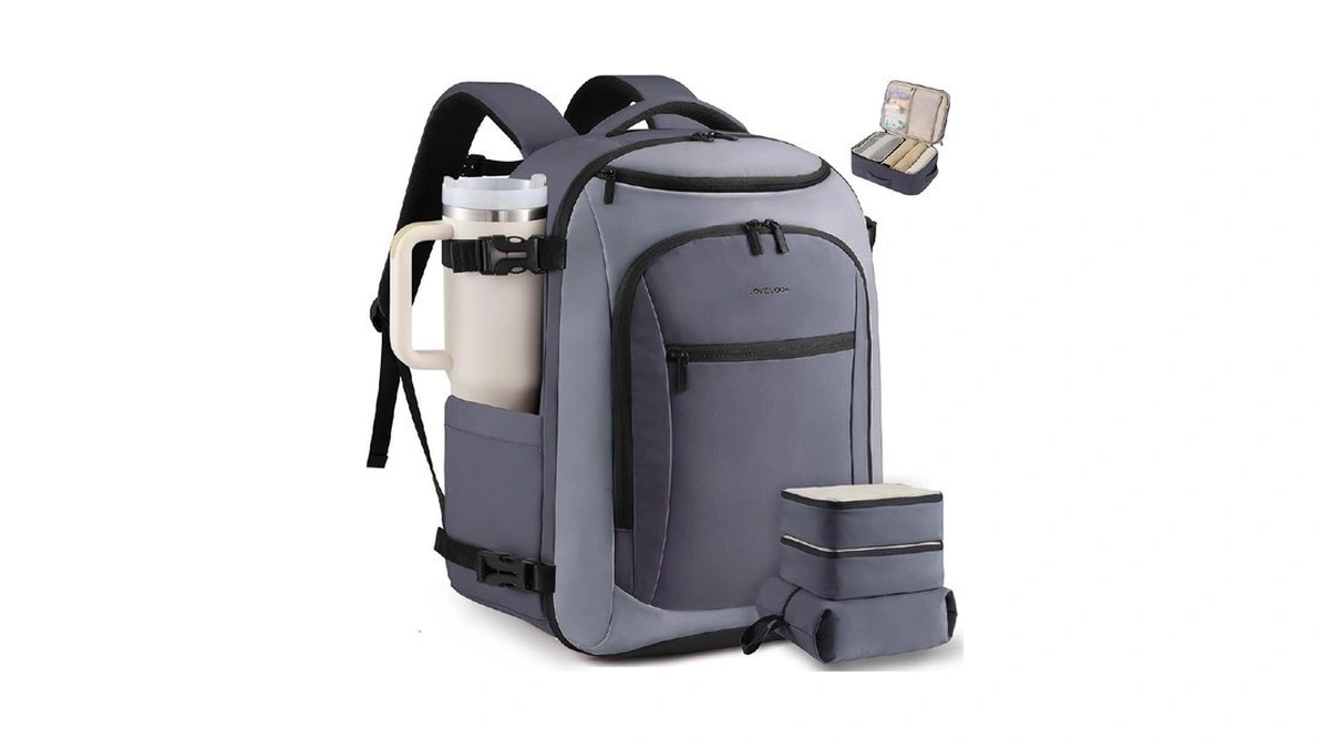Lovevook 40l Travel Backpack For Women & Men, Airline Approved