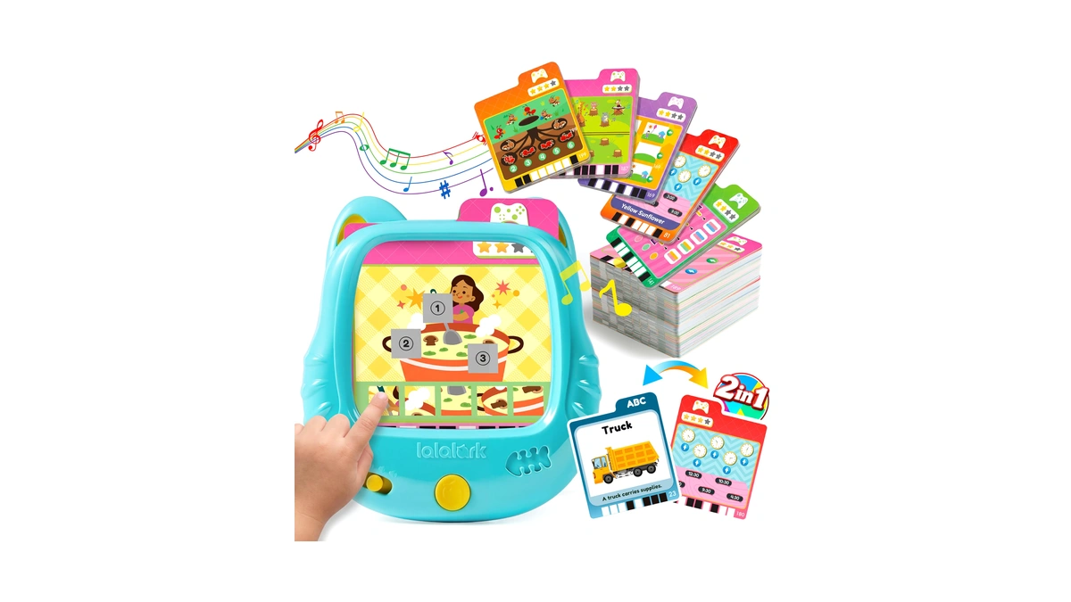 Lalalark Kids Learning Tablet For Toddlers 3-5, 200 Pages Talking