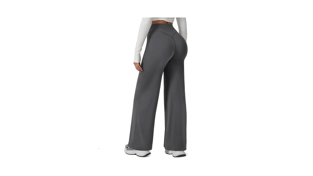 Straight Leg Leggings Women, Butt Lifting High Waisted Wide Leg