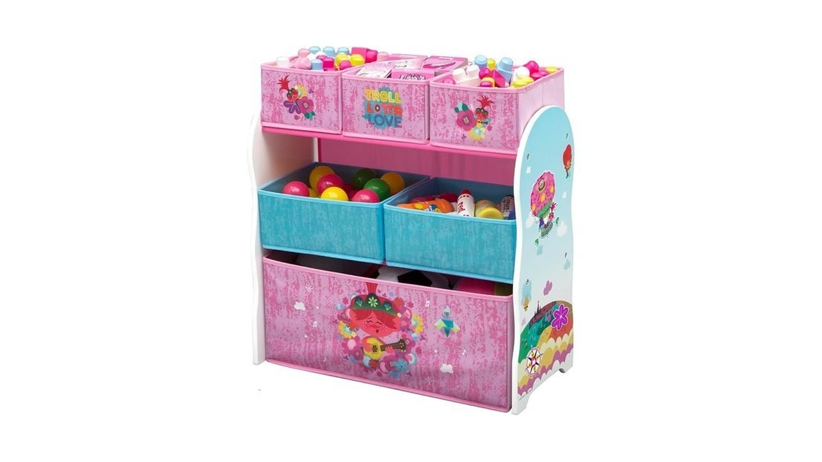 Delta Children Design And Store 6 Bin Toy Storage Organizer,