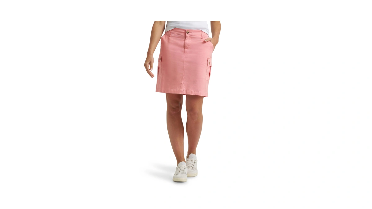 Lee Women's Ultra Lux Comfort With Flex-to-go Cargo Skort, Chouchette,