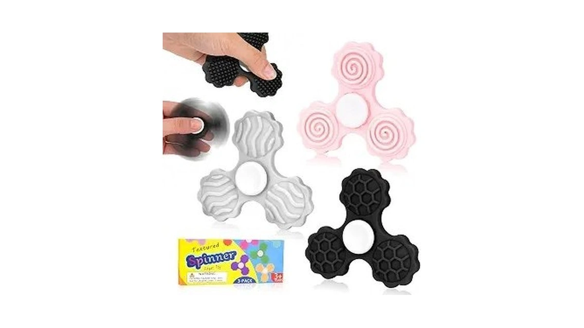 Fidget Toys Adults - Fidget Spinners With Textured Worry Sensory