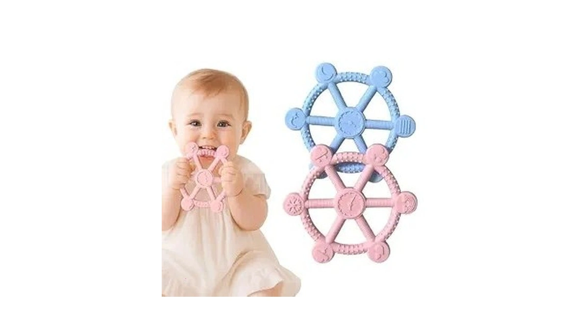 2 Packs Teething Toys For Babies 3-12 Months, Pain Relief