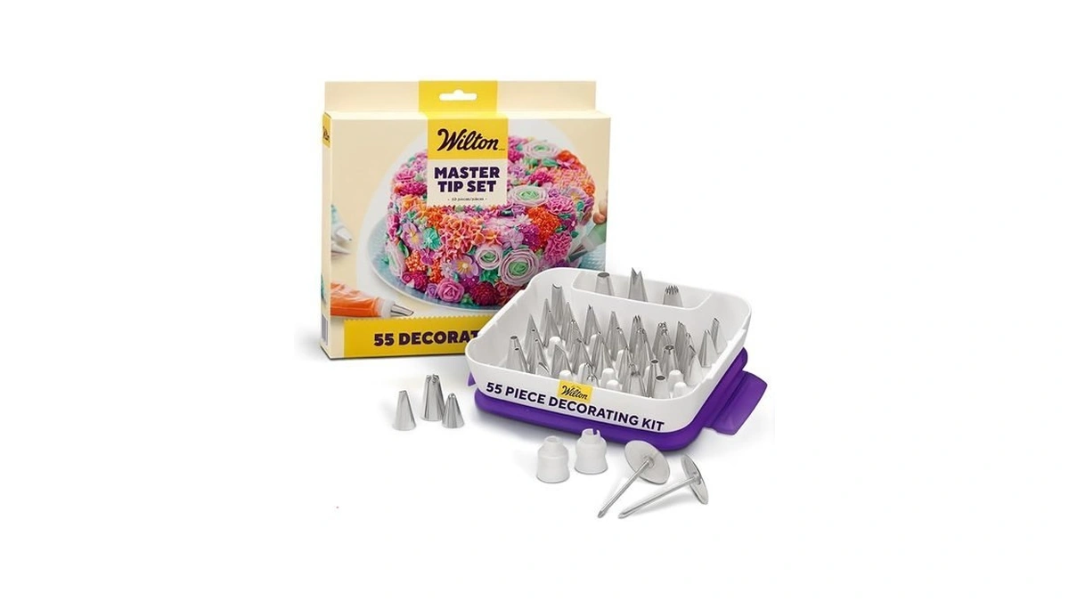 Wilton Master Cake Decorating Piping Tips Set - Decorating Supplies