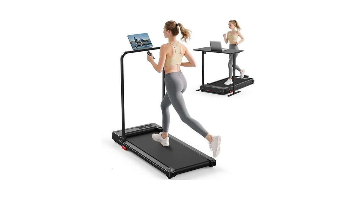 Walking Pad Treadmill, Treadmills For Home With Handle Bar, Caminadoras