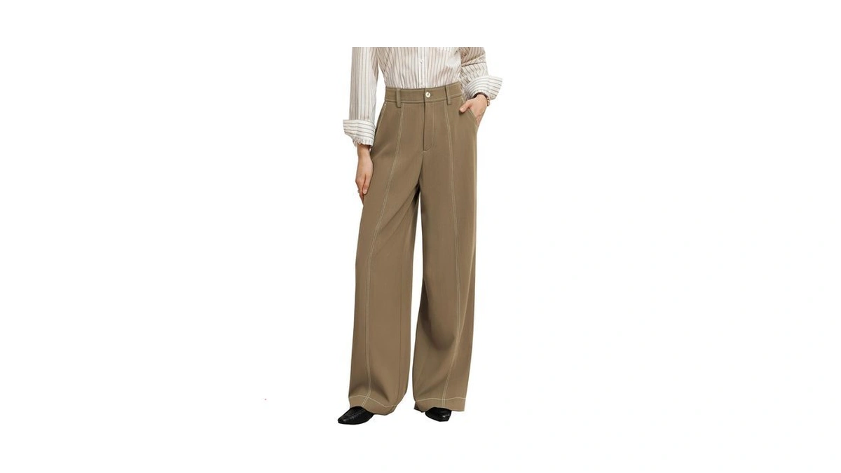 Grace Karin Casual High Waist Palazzo Trousers Fall Business Office