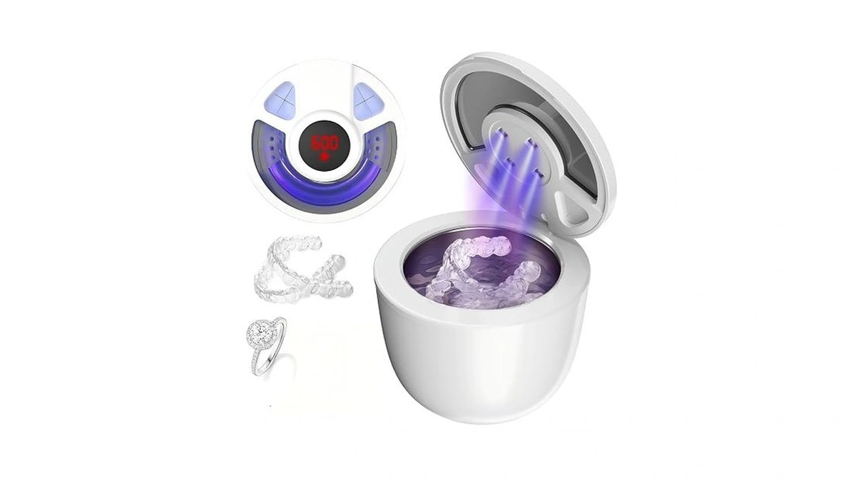 Professional Ultrasonic Jewelry Cleaner For Home Use, Electronic Cleaning Device