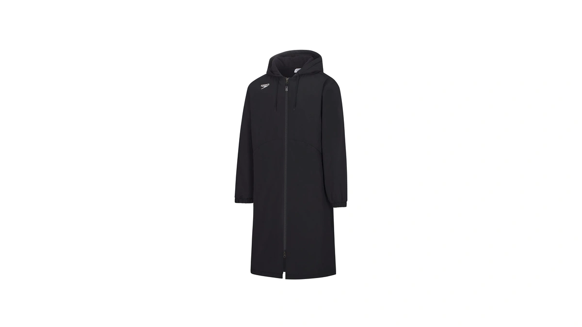 Speedo Standard Parka Jacket Fleece Lined Colors, 2.0 Team Black,