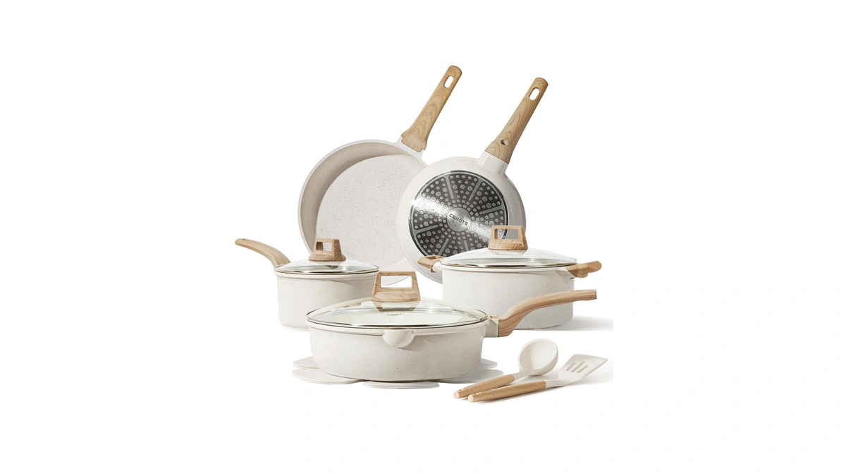 Carote Pots And Pans Set, Nonstick Cookware Sets, 14pcs