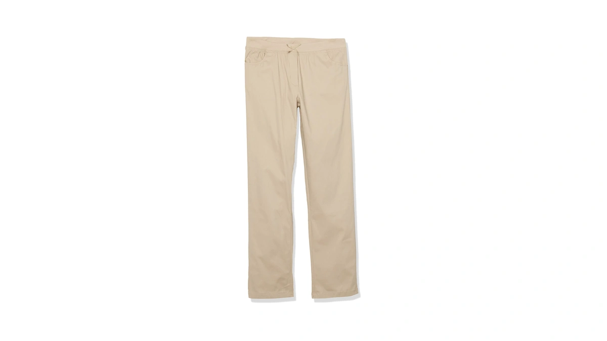 Nautica Girls School Uniform Skinny Fit Stretch Twill Casual Pants,