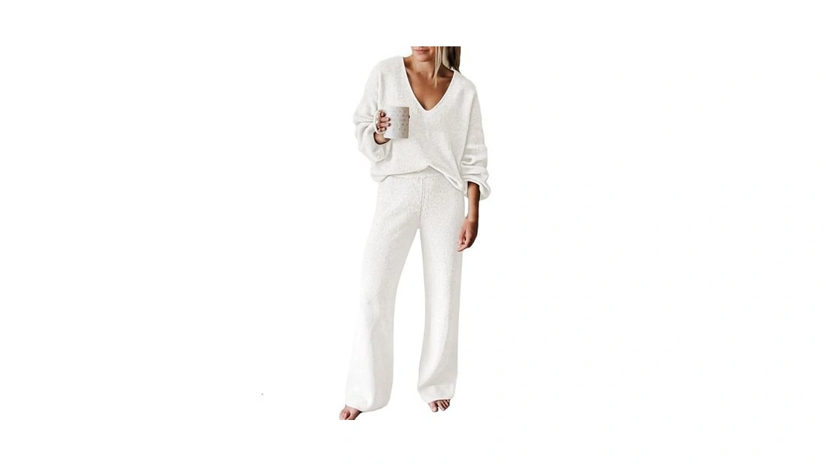 Pink Queen Lounge Set For Women Daily Warm Winter V