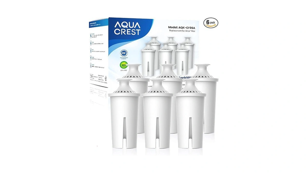 Aqua Crest Cf06a Replacement For Brita® Filter, Brita® Water Pitchers