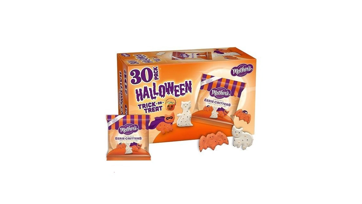 Mother’s Circus Halloween Animal Cookies, Snack Pack Halloween Treats For