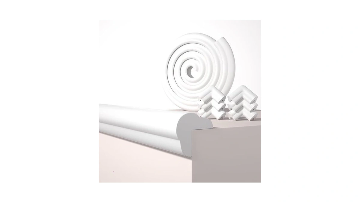 Qyv L-shape 6.56ft 0.6'' Thick Baby Proof Corners And Edges,