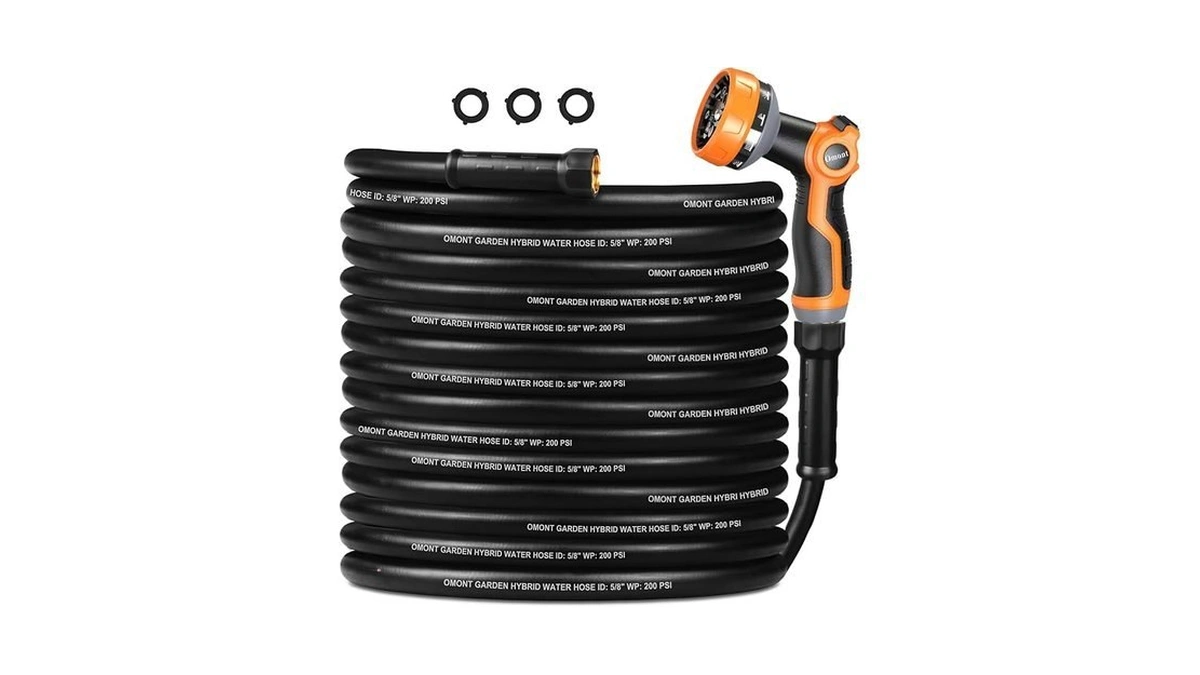 Garden Hose 50ft Heavy Duty Water Hose With 10 Function