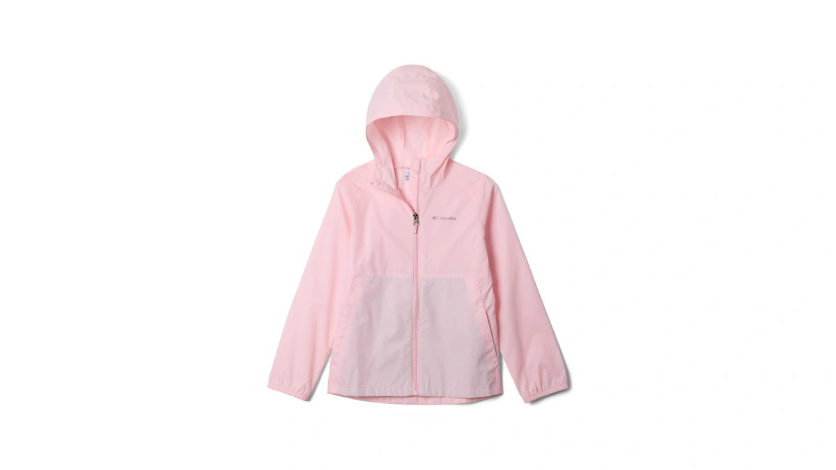 Columbia Youth Girls Switchback Ii Rain Jacket, Satin Pink, Medium
