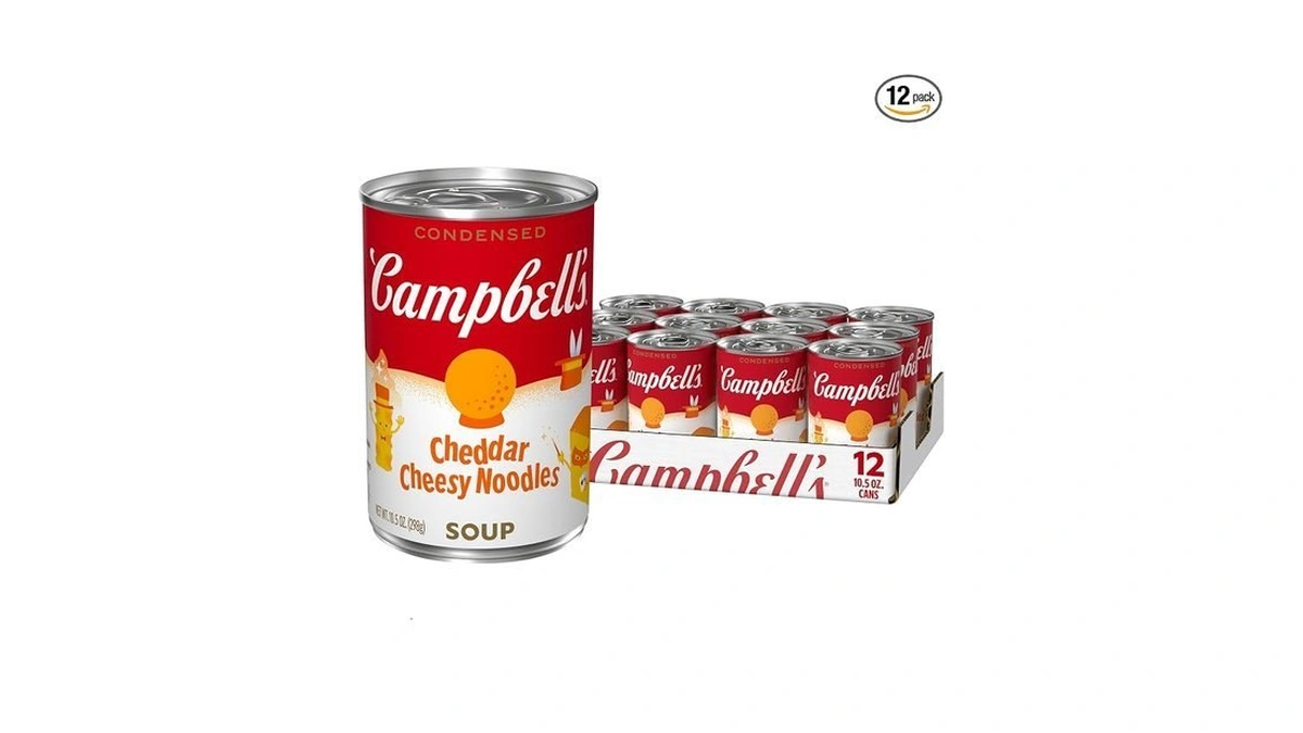 Campbell’s Condensed Kids Cheddar Cheesy Noodle Soup, 10.5 Oz Can