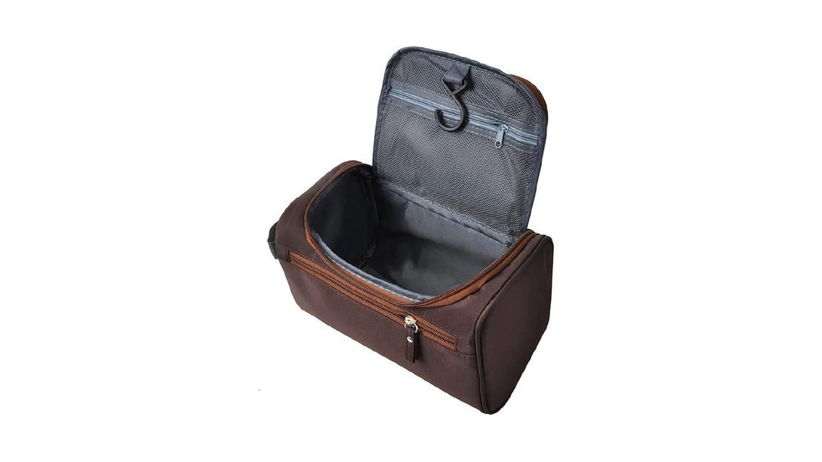 Vercord Mens Toiletry Bag Wash Travel Small Shaving Dop Kit