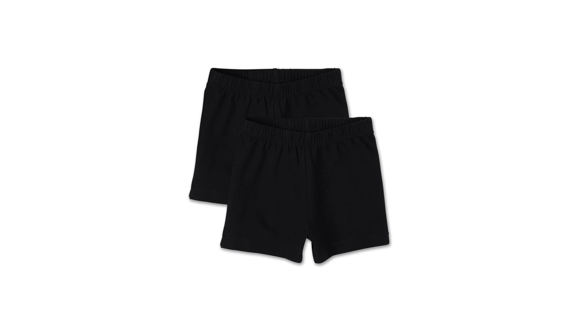 The Children's Place Baby Girls And Toddler Cartwheel Shorts, Black